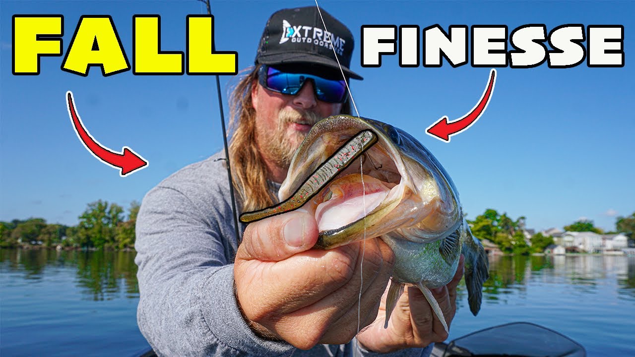 Fall Finesse Fishing for BIG Bass! (Tips & Tricks)
