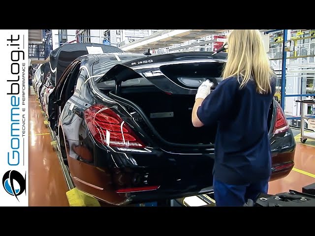 Mercedes S Class LUXURY CAR FACTORY - How to make Manufactory ASSEMBLY class=
