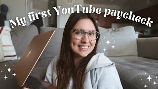 My first YouTube paycheck 2023  How much YouTube paid me with 1000 subscribers