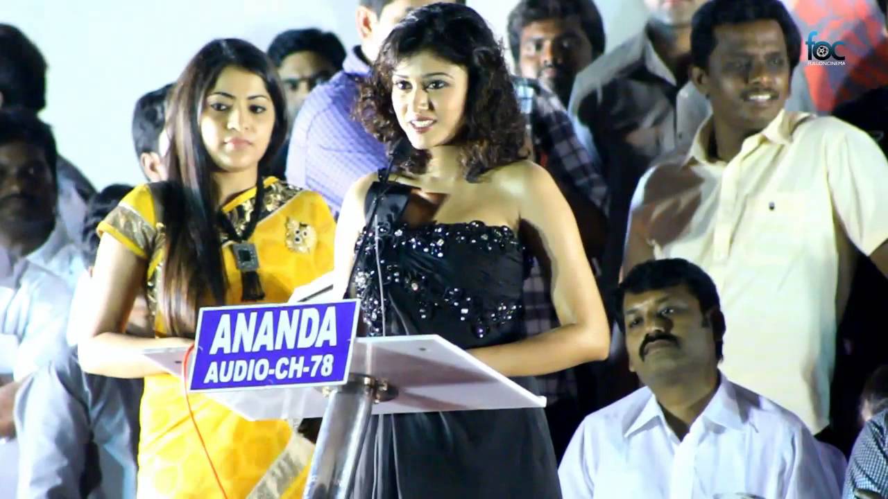 Actress Oviya at onbadhula guru Audio Launch