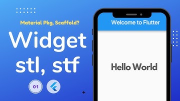 Flutter Widget | Creating Hello World App | Flutter Tutorial 01