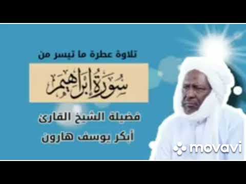 تلاوة عطرة الشيخ أبوبكر يوسف التشادي معلم قراء أهل تشاد