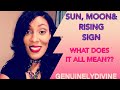 SUN, MOON & RISING (What Does It All Mean In Astrology??)