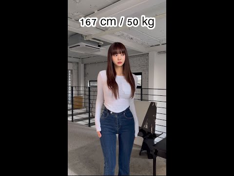 7kg 감량 후 눈바디 날씬-마름 / 167cm 눈바디 비교 #shorts