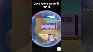 🥶 Ohh I Found Werid Train 🚂  Is The Real 🤯 on google map 🗺️ #shots #datavictor