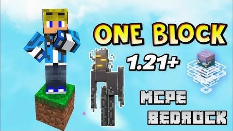 NEW ONEBLOCK For MCPE 1.21+ MAP || ONEBLCOK MAP MCPE || MAP MCPE 1.21+ || MINECRAFT PE 1.21 MODS ||