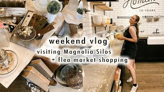 WEEKEND VLOG | visiting Magnolia Silos, flea market shopping + renovating our house