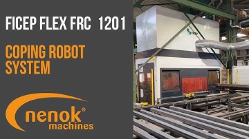 Ficep Flex FRC 1201 Coping Robot System - Thermal Cutting and Notching