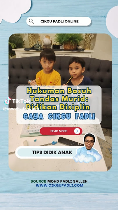 Hukuman Basuh Tandas Murid: Didikan Disiplin Gaya Cikgu Fadli  #KisahPendidikan #MFS