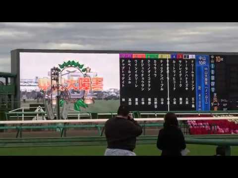 【４Ｋ、現地撮影】第１３９回中山大障害（Ｊ・ＧⅠ）ファンファーレ