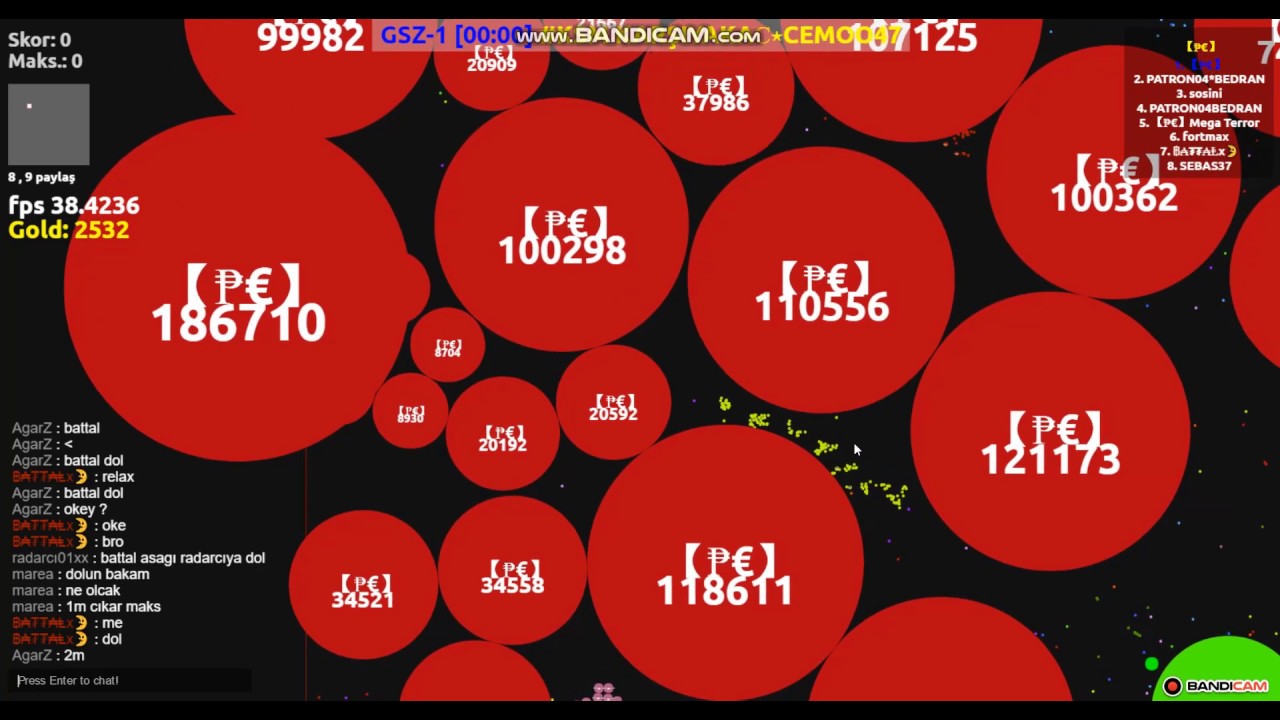 AGARZ HİLE İLE REKOR DENEME !!FFA- GSZ PE CLAN  06 NÖSS Fİ