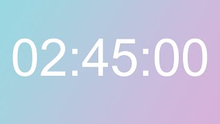 2 Hour 45 Minute (165 Minute) Timer With Alarm - Alarmlı 2 Saat 45 Dakika (165 Dakika) Zamanlayıcı