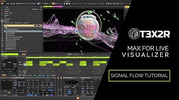 T3X2R |  Max for Live | Ableton Visualizer | Signal Flow Tutorial