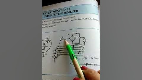 Experiment-Comparison of E.M.F s of 2 cells using Potentiometer-Sum and Difference Method-Das Meta.