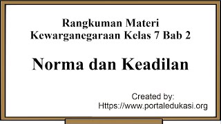 Summary of Civics Material Class 7 Chapter 2 | Norms and Justice