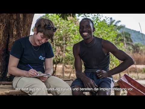 Wir bauen Trockentrenntoiletten in Sierra Leone