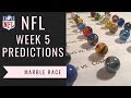 NFL Week 5 Picks (2018) - Marble Race