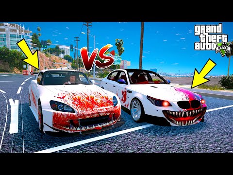 KATİL ARABA VE ŞEYTANIN ARABASI YARIŞ YAPIYOR!(ŞAŞIRTAN SON!) - GTA 5