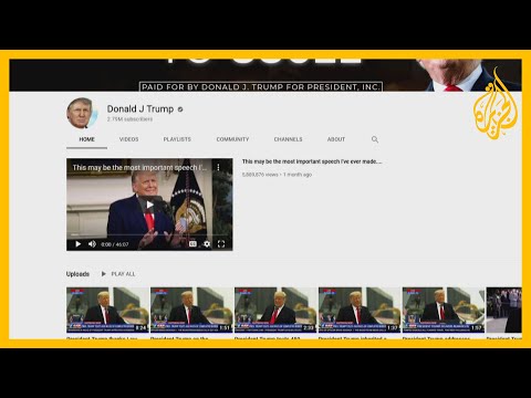 غوغل تمنع ترمب من تحميل المقاطع والبث المباشر على قناته في يوتيوب