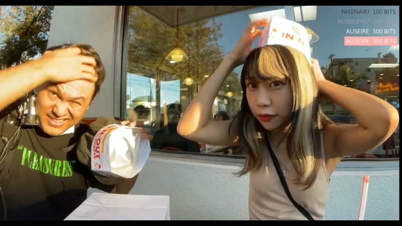 2021.09.05 【EN/JP】IRL in Hollywood with @jonsf 🇺🇸🍔🍕!discord !youtube (1/2)