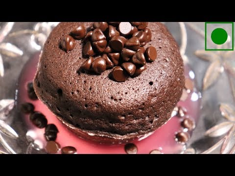 Chocolate Filled Cocoa Muffin (100% eggless)