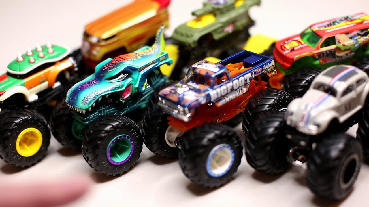 2021 Hot Wheels Monster Trucks Case D!! - YouTube