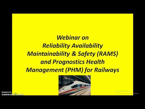 Reliability Availability Maintainability & Safety (RAMS) and Prognostics Health Management (PHM)