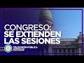 El Gobierno extendió las sesiones ordinarias en el Congreso