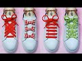 11 Style LACE SHOES Life Hack Creative | Как завязать шнурки | интересные лайфхаки