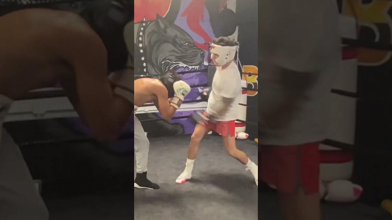 Sparring at brawlerz gym in Miami