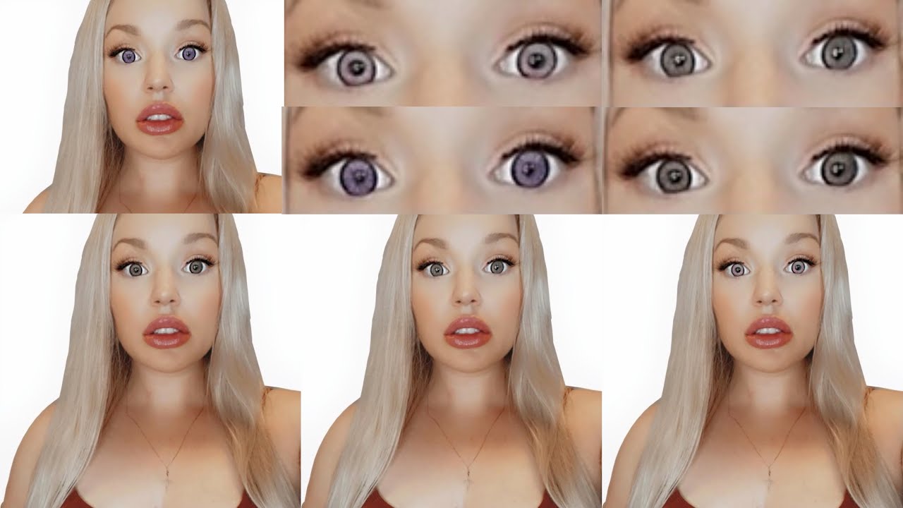 CoFancy COLORED CONTACT LENSES HAUL, TRY-ON AND REVIEW 👁