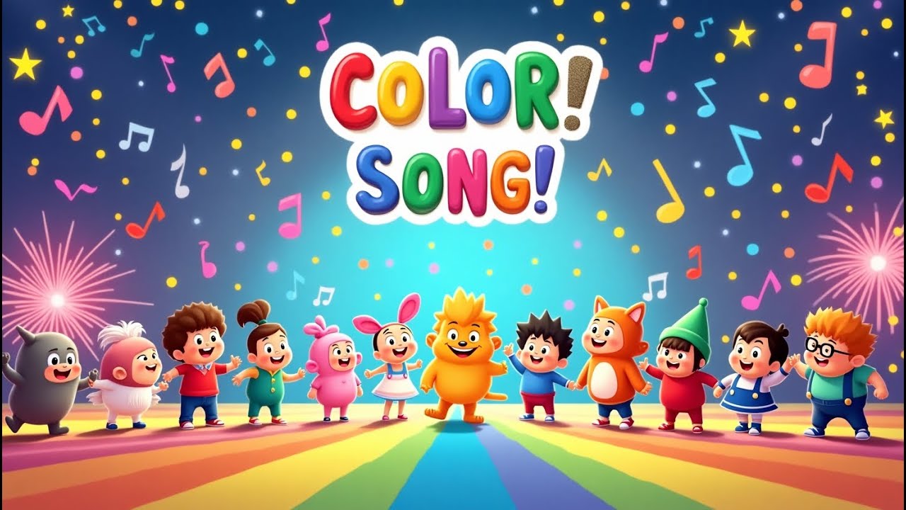 Learn Colors in the Jungle 🌿 | Fun Color Song with Animals for Kids ...