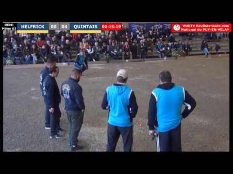 Miniature : National du Puy Pétanque 2018 : somptueuse demi-finale QUINTAIS vs LABRUE