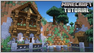 Minecraft Medieval Mountain House Tutorial [How To Build]