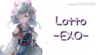 Lotto - EXO [ Nightcore Lyrics Video ] [ English Female Cover ]