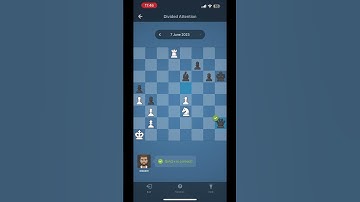 Divided Attention || chess.com daily puzzle || 7 june 2023