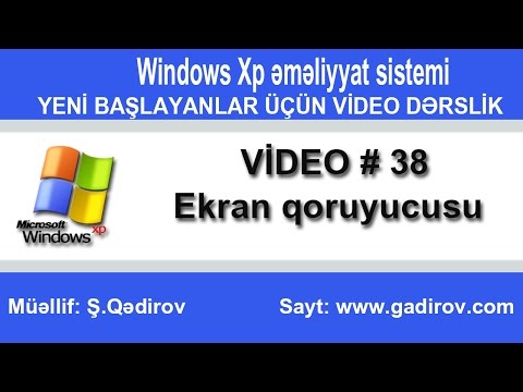 Video: Windows Ekran Qoruyucu Dəyişdirmək üçün Necə