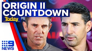 Blues and Maroons coaches on eve of Origin II | 9 News Australia
