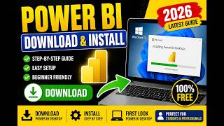 Power BI Download & Installation Guide 2026  Install Power BI Desktop Step by Step for Beginners