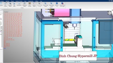 Hypermill to vericut: Rework 5x machining in Hypermill.Post 4 axis tested by vericut