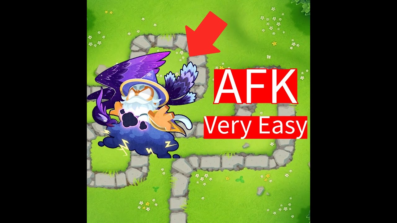 *EASY* WIZARD MONKEY XP FARM! *600,000XP/Hour* (No RNG, No Close Rounds, No Monkey Knowledge)