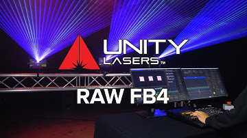Unity RAW FB4 | 3-10 Watt Full Color RGB Lasers | Club Lasers