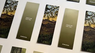I Made My Own Bookmarks ✨ | Gouache Unboxing 🎨 + From Painting to Print screenshot 3