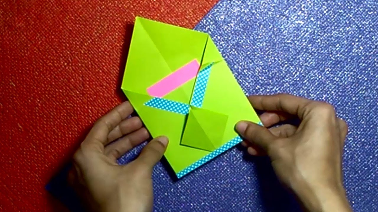 How to make Paper Envelop - Very Easy Paper Envelop - DIY - Paper Crafts | Crafts by Amaya - YouTube