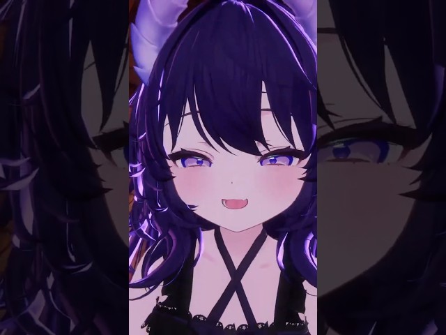 Hugs and horns attack! #asmr #vrchat #vtuber #shorts