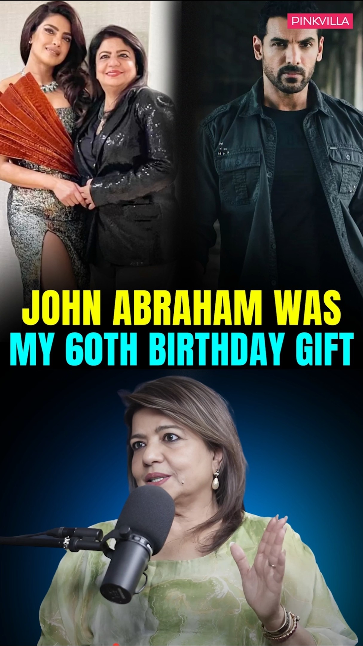 Priyanka Chopra Got John Abraham WRAPPED As A Gift For Madhu's 60th Birthday | #shorts #bollywood