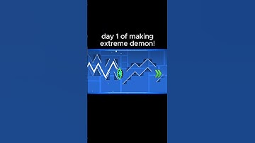 Day 1 of making extreme demon #geometrydash #wave204 #extremedemon #gd #gaming #shorts