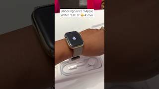 She’s gorgeous 🤩 Series 9 “Gold” Apple Watch unboxing 😲