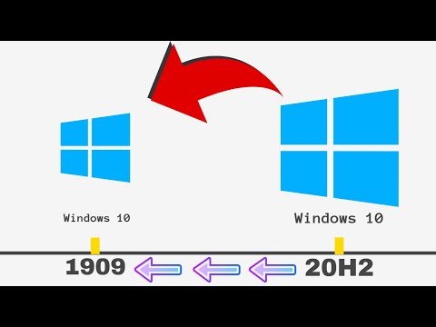 Video: Windows 10'u önceki Bir Sürüme Nasıl Geri Alabilirim