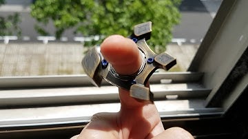 Steel Flame Ring Spin Clone Poker Fidget Spinner Part 2 - SPECS IN VIDEO DESCRIPTION